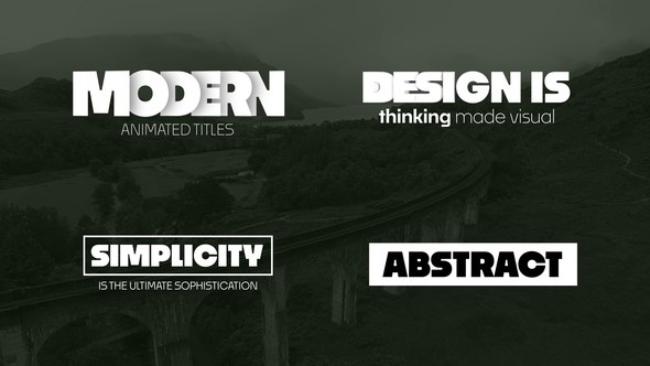 Videohive Text Animations 52454242 Titles template preview
