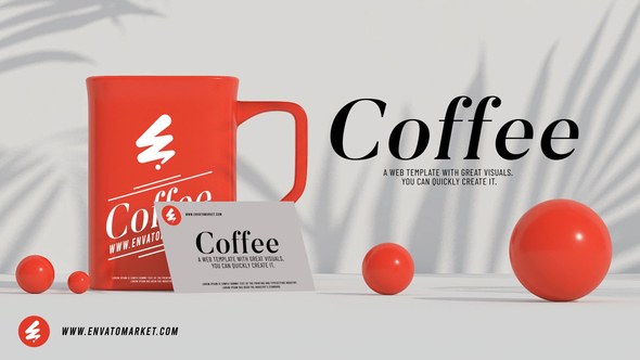 Videohive Coffee Logo 58987535 Product Promo template preview