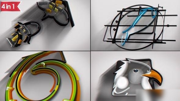 Videohive Clean Logo Pack 21430635 Logo Stings template preview