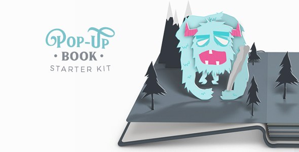 Pop-Up Book Starter Kit Video Displays template preview