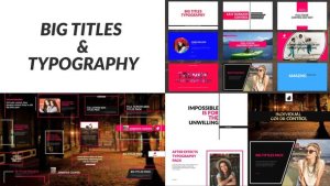 Videohive Big Titles & Typography Titles template preview