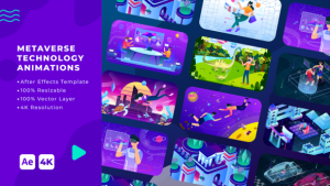 Videohive Metaverse Technology Animations | After Effects Elements template preview