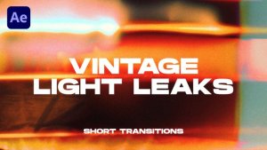 Videohive Vintage Light Leaks Transitions | After Effects Elements template preview