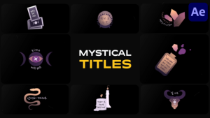Videohive Mystical Elements Titles for After Effects Titles template preview