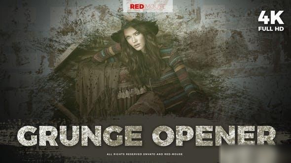 Videohive Grunge Opener 37110343 Openers template preview