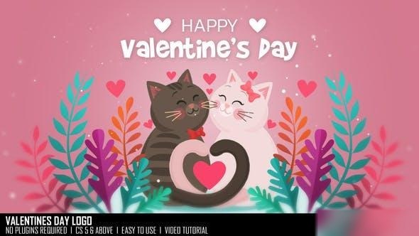 Videohive Valentines Day Logo 43126440 Openers template preview