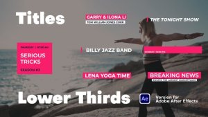 Videohive Titles & Lower Thirds 46103395 Titles template preview