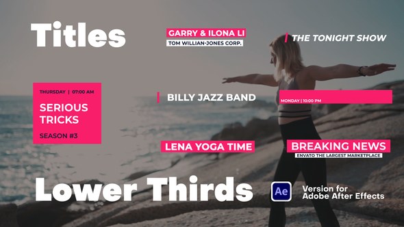 Videohive Titles & Lower Thirds 46103395 Titles template preview