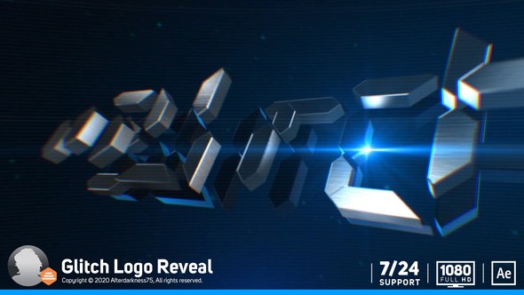Videohive Glitch Logo Reveal 14137544 Logo Stings template preview