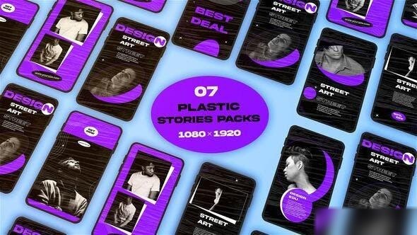 Videohive Plastic Theme Instagram Stories Pack