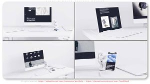 Videohive Light N White Devices Mockup Product Promo template preview
