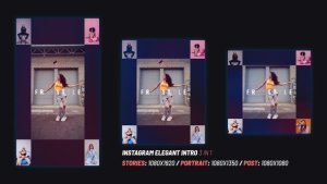 Videohive Elegant Instagram Intro Openers template preview