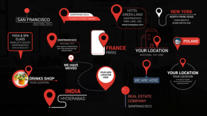 Videohive Location & Navigation Titles Elements template preview