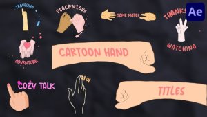Videohive Cartoon Hands Titles for After Effects 48695018 Titles template preview