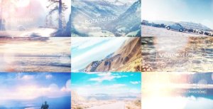 Rotating Promo Video Displays template preview