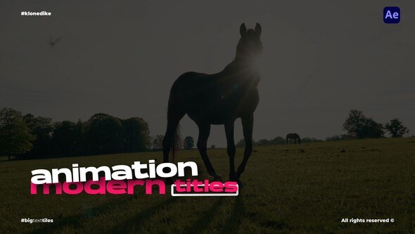 Videohive Big Text Titles Titles template preview