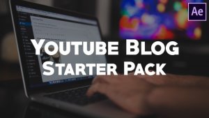 Youtube Blog Starter Pack | After Effects Video Displays template preview