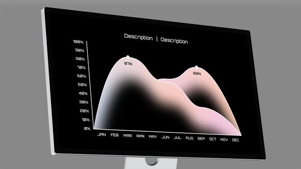 Videohive Line Graphs Infographics template preview