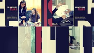 The Corporate Video Displays template preview