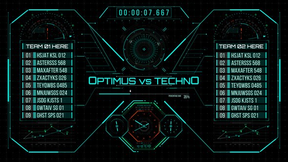 Videohive HUD700 Screen MATCH3 Elements template preview