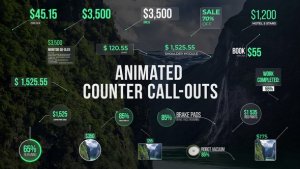 Videohive Animated Counter Call-Outs Infographics template preview