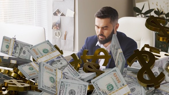 Videohive 5 Money Transitions Elements template preview