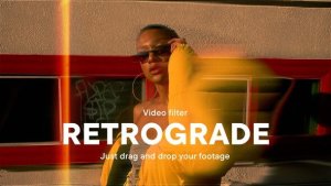Videohive Retrograde Video Filter Effect Template Elements template preview