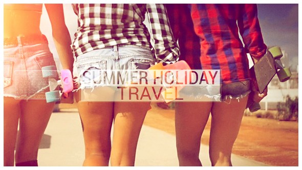 Videohive Summer Holiday Travel Video Displays template preview