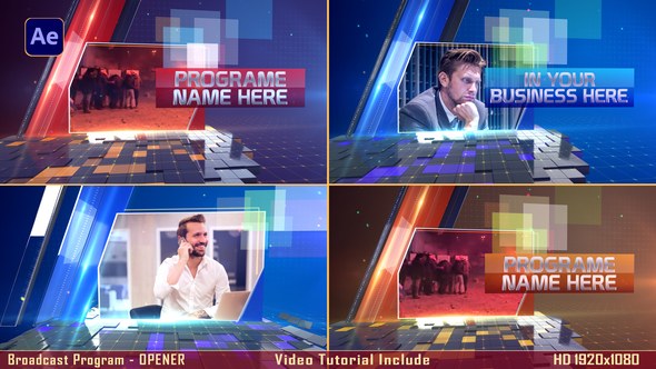 Videohive Broadcast / TV / Program Opener Broadcast-packages template preview