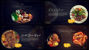 Videohive Steak restaurant Promo Product Promo template preview