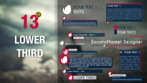 Lower Third Video Displays template preview