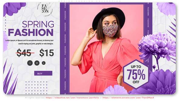 Videohive Spring Fashion Collection Product Promo template preview