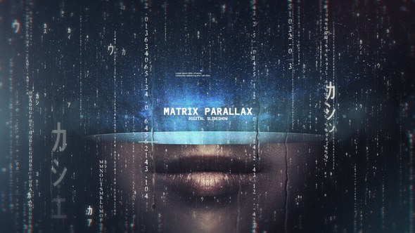 Videohive Matrix Parallax Slideshow 22990607 Video Displays template preview