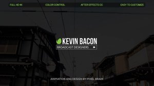 Clean Titles Video Displays template preview