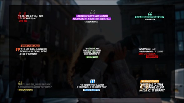 Videohive Quotes Titles | After Effects 50574548 Titles template preview