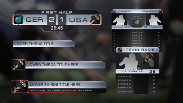 Videohive Ultimate Sports - Lower Thirds Elements template preview