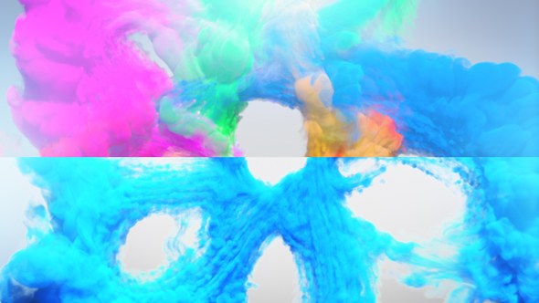 Videohive Colliding Smoke Logo Reveal Logo Stings template preview