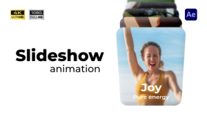 Videohive Card Flip Slideshow Elements template preview
