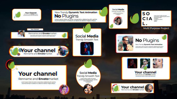Videohive RGB Glitch Titles Titles template preview