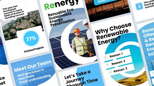 Videohive Eco Sustainable Promo Presentation Story Openers template preview
