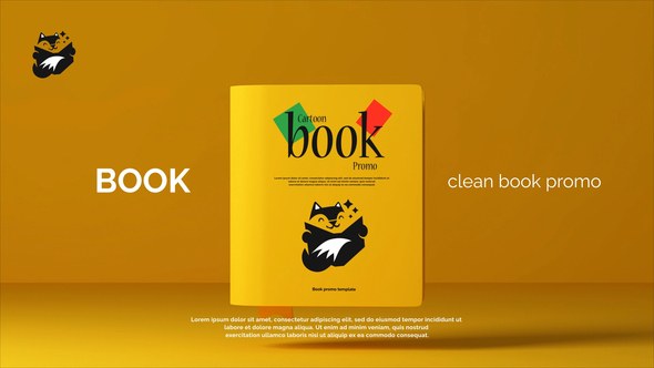 Videohive Cartoon Book Promo Product Promo template preview