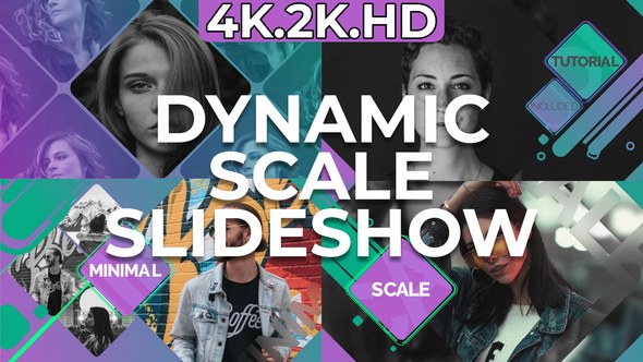 Videohive Dynamic Scale Slideshow Video Displays template preview
