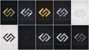 Elegant Logo Reveals Pack 2 Video Displays template preview