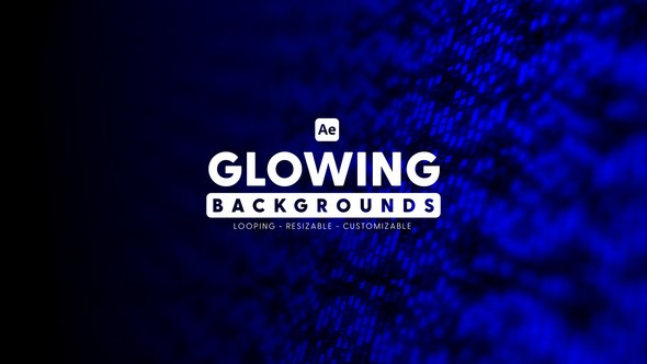 Videohive Glowing Backgrounds 54451215 Elements template preview