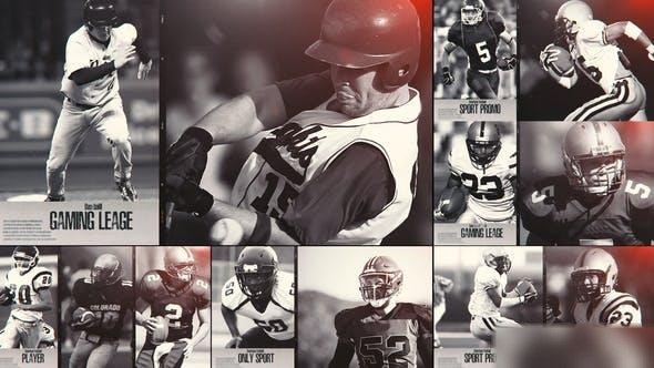 Videohive Sport Promo / History Collage / Slideshow Openers template preview