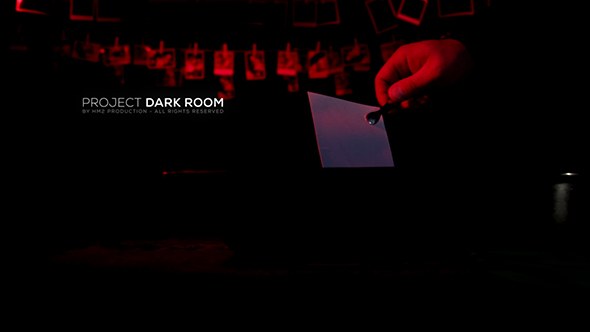Videohive Dark Room Video Displays template preview