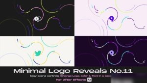 Videohive Minimal Logo Reveal 11 Logo Stings template preview