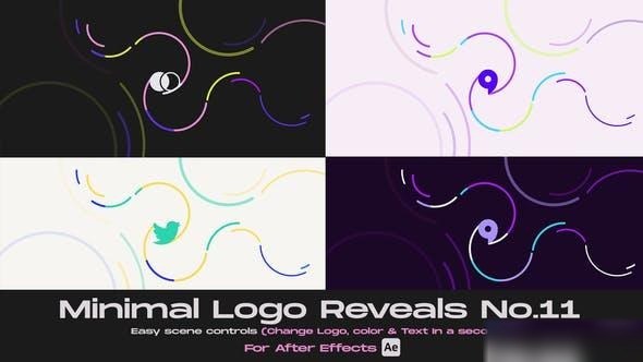 Videohive Minimal Logo Reveal 11 Logo Stings template preview