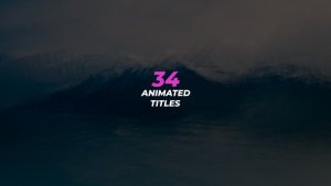 Videohive Animated Titles Pack | AE 57087483 Titles template preview
