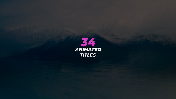 Videohive Animated Titles Pack | AE 57087483 Titles template preview